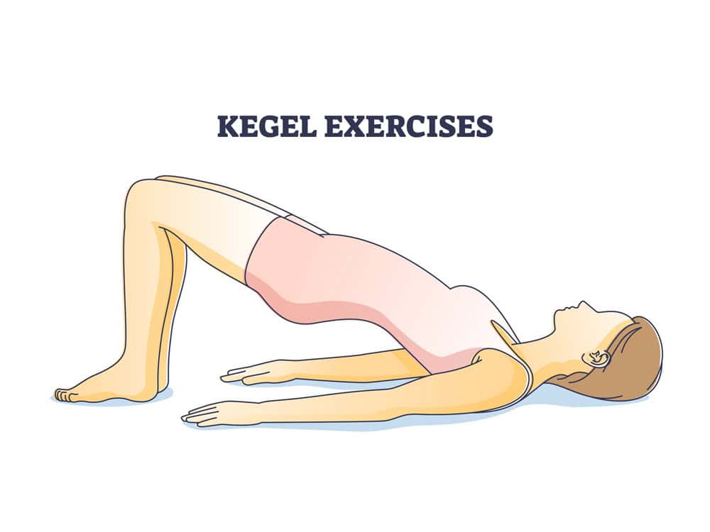 illustration pour exercices de kegel avec nboule de geisha pour rééduquer son périnée